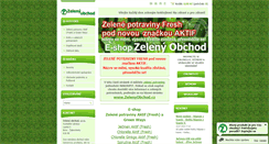 Desktop Screenshot of koupitzelenepotraviny.zelenyobchod.cz