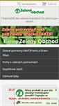 Mobile Screenshot of koupitzelenepotraviny.zelenyobchod.cz